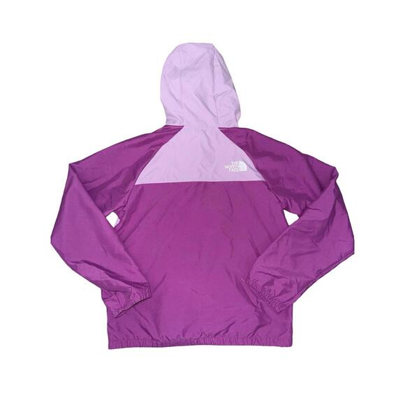The North Face Youth Packable Wind Jacket in Pop Purple Size M (10) - Picture 4 of 4